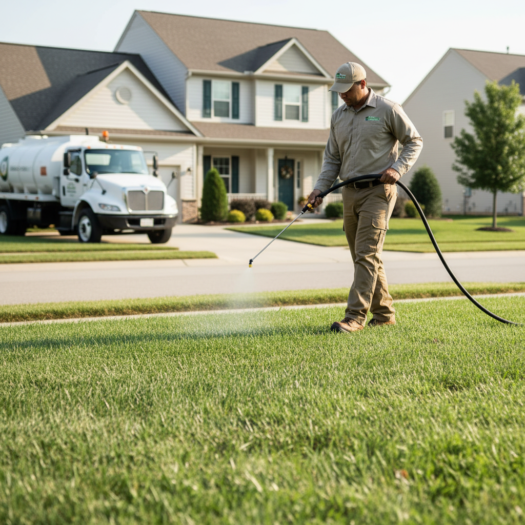 Lawn fertilization and weed control service costs explained