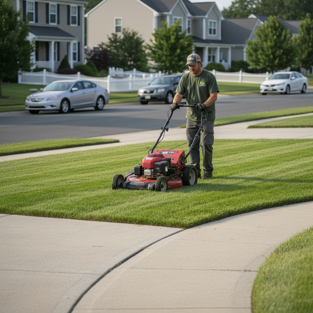 Lawn mowing service costs and pricing factors